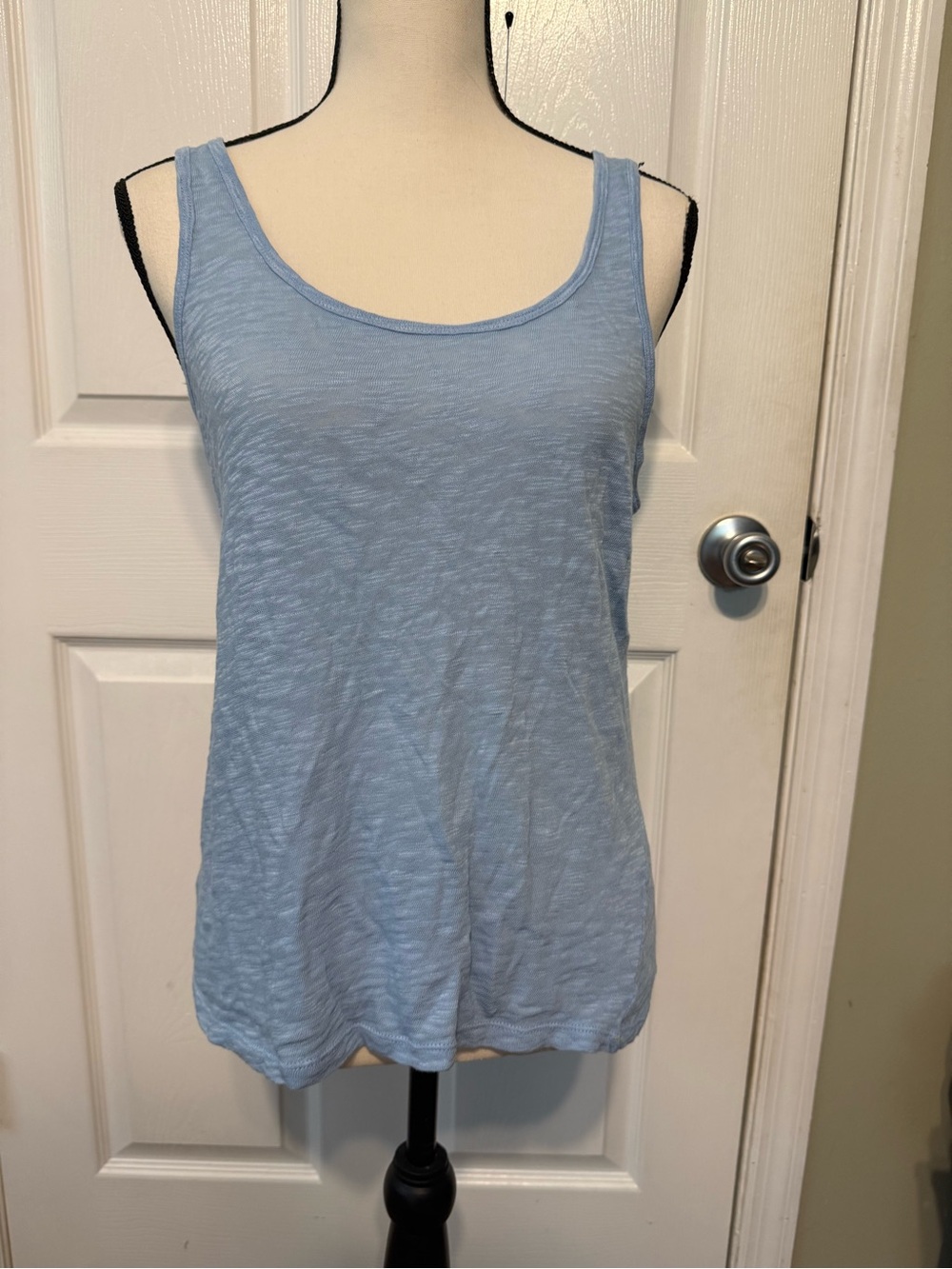 Sundance Light Blue Scoop Neck Tank